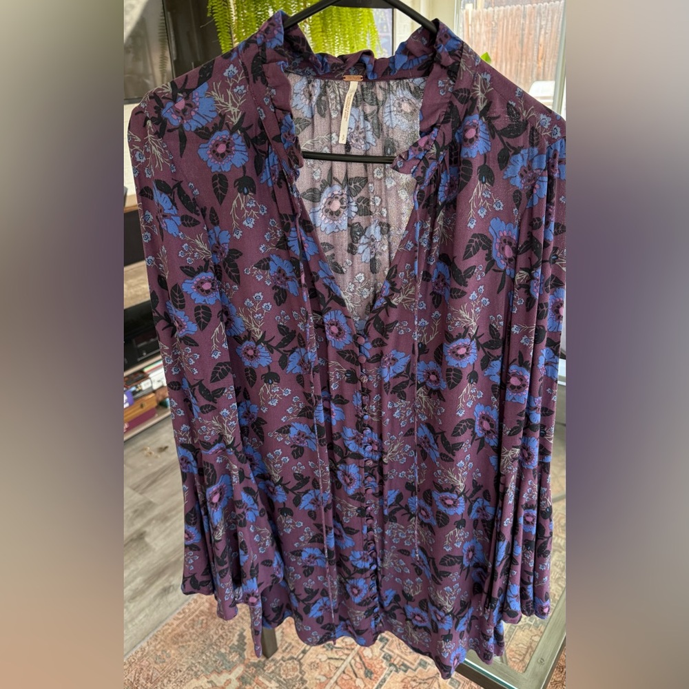 Free People Floral Tunic Dress